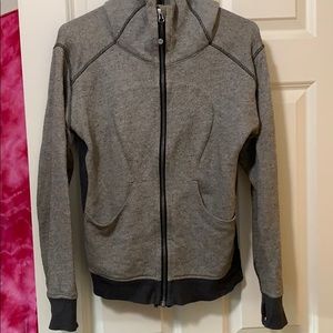 Gray lululemon zip sweatshirt